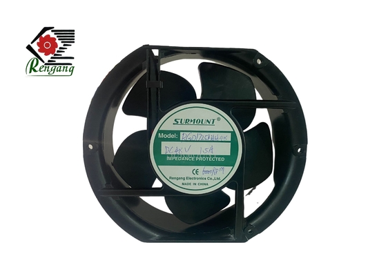 17251 Axial Flow DC Cooling Fan Large Airfolw 172x150x51mm طولانی مدت
